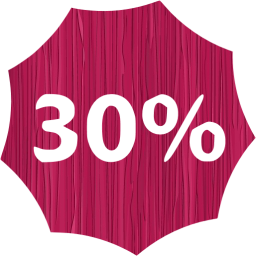 30 percent badge icon