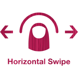 horizontal swipe 2 icon