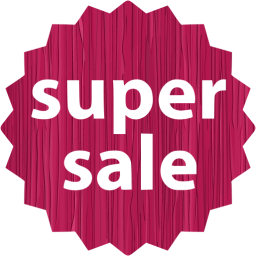 super sale badge icon