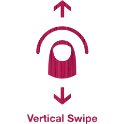vertical swipe 2 icon