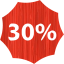 30 percent badge