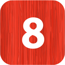 8 filled icon