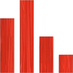 bar chart 5 icon