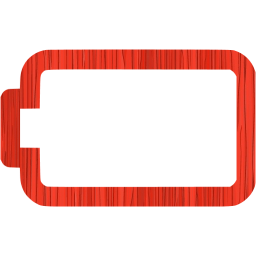 empty battery icon