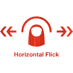 horizontal flick 2 icon