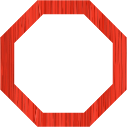 octagon outline icon