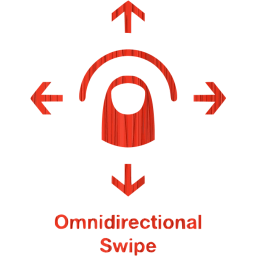 omnidirectional swipe 2 icon