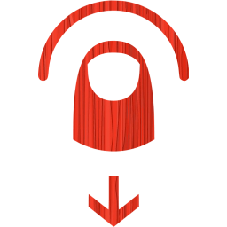 swipe down icon