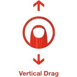 vertical drag 2 icon