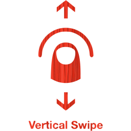 vertical swipe 2 icon