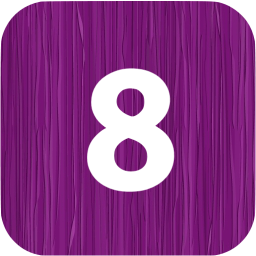8 filled icon