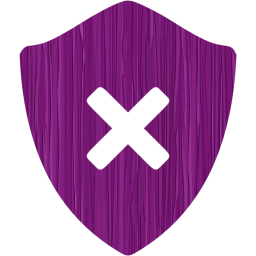 delete shield icon