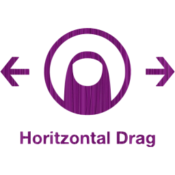 horizontal drag 2 icon