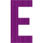 letter e