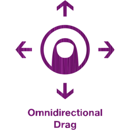 omnidirectional drag 2 icon