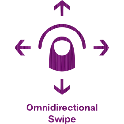 omnidirectional swipe 2 icon