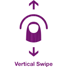 vertical swipe 2 icon