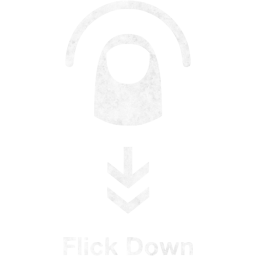 flick down 2 icon