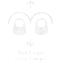 two finger vertical swipe 2 icon