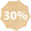 30 percent badge