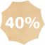 40 percent badge