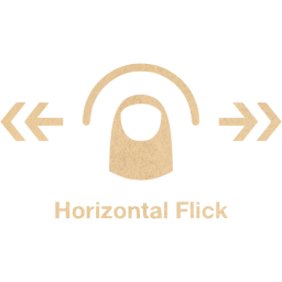 horizontal flick 2 icon