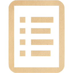 list ingredients icon