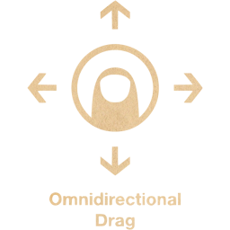omnidirectional drag 2 icon
