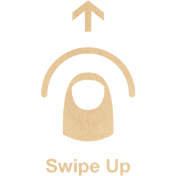 swipe up 2 icon