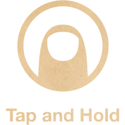 tap and hold 2 icon