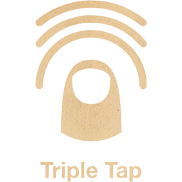 triple tap 2 icon