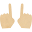 two hands