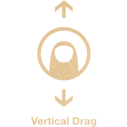 vertical drag 2 icon