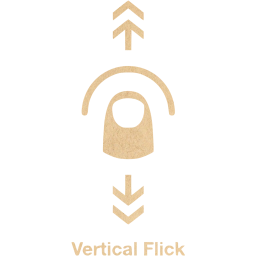 vertical flick 2 icon