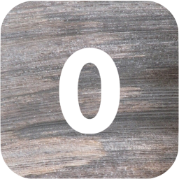 0 filled icon