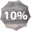 10 percent badge