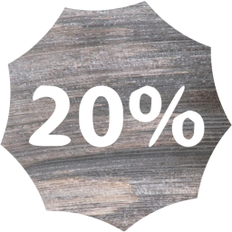 20 percent badge icon