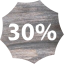 30 percent badge