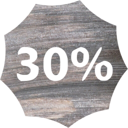 30 percent badge icon