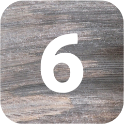 6 filled icon