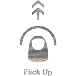 flick up 2 icon