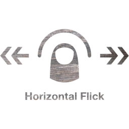 horizontal flick 2 icon