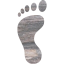 left footprint