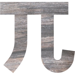 pi sign icon