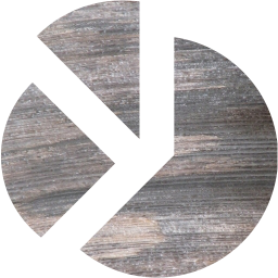 pie chart 5 icon