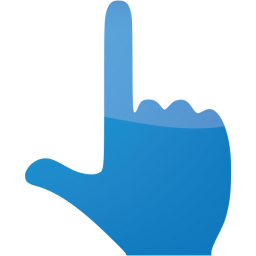 finger and thumb icon