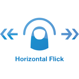 horizontal flick 2 icon