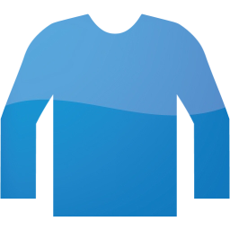 Web 2 blue 2 jumper icon - Free web 2 blue 2 clothes icons - Web 2 blue ...