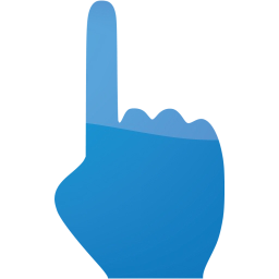one finger icon