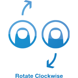 rotate clockwise 2 icon